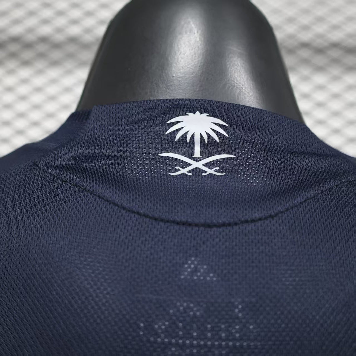 2025/26 Al-Riyadh FC Away Player Version Jersey - Navy Blue Mosaic Pixel Pattern - KAFD Sponsor