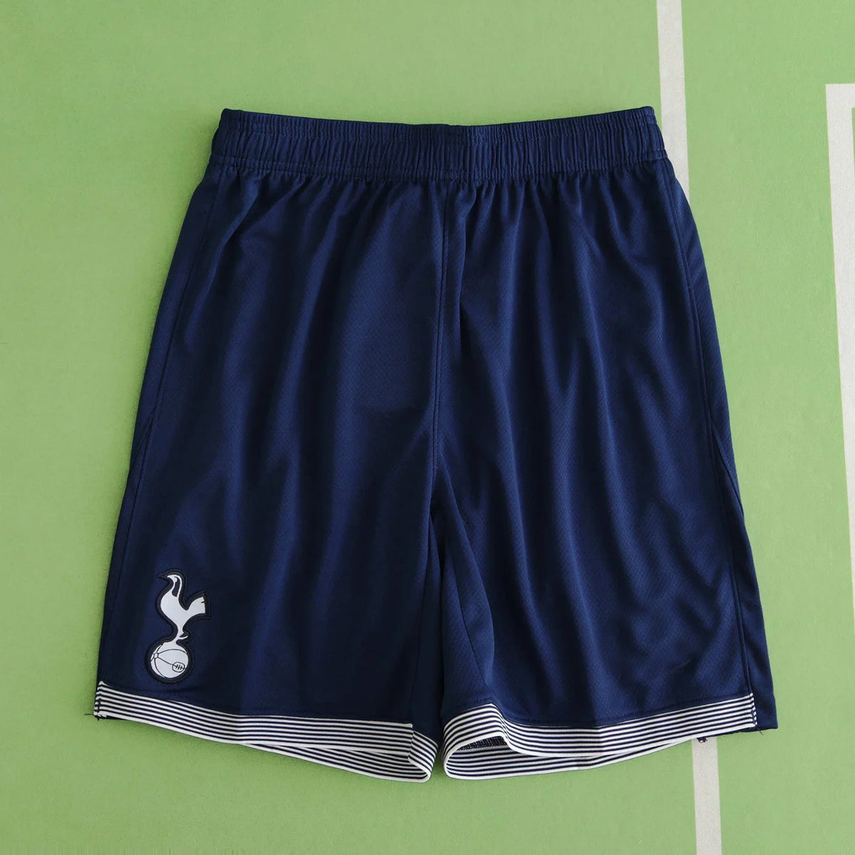 Tottenham Hotspur 2024/25 Home Shorts – Navy Blue | Spurs Cockerel Badge | Stripe Hem | Adult Football Shorts