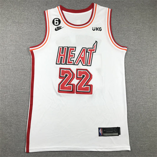 Men's Miami Heat Jimmy Butler #22 White 2022/23 Swingman Jerseys - Classic Edition