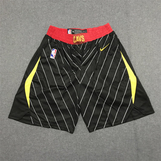 Men's Cleveland Cavaliers Black Basketball Shorts1