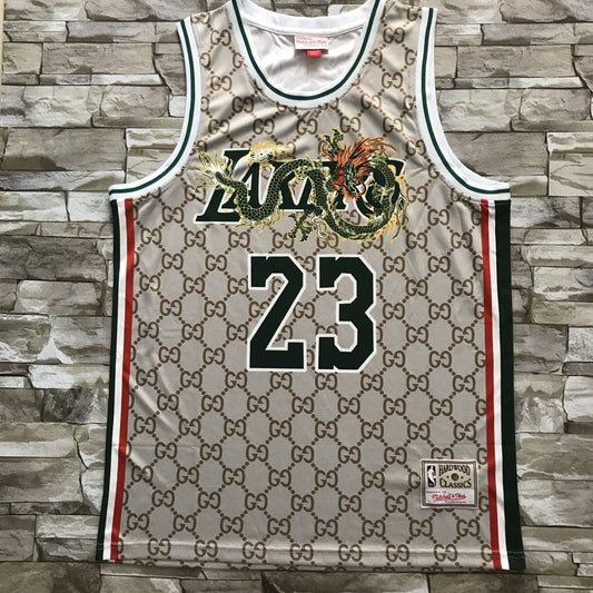 Men's Los Angeles Lakers LeBron James Hardwood Classics Swingman Player Jerseys