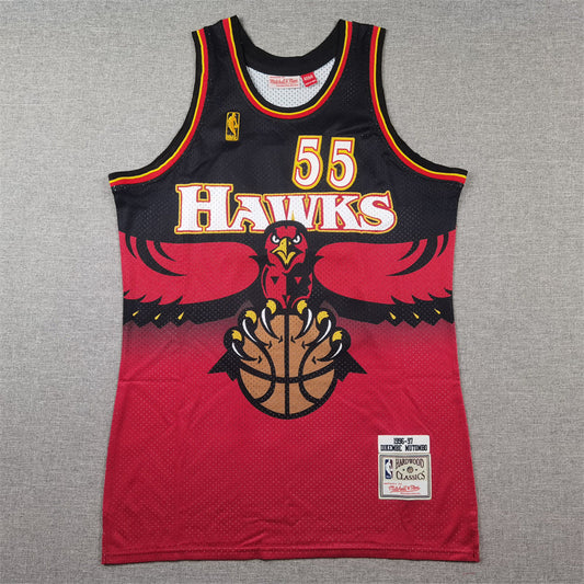 Men's Atlanta Hawks Dikembe Mutombo 1996-97 Hardwood Classics Swingman Jerseys