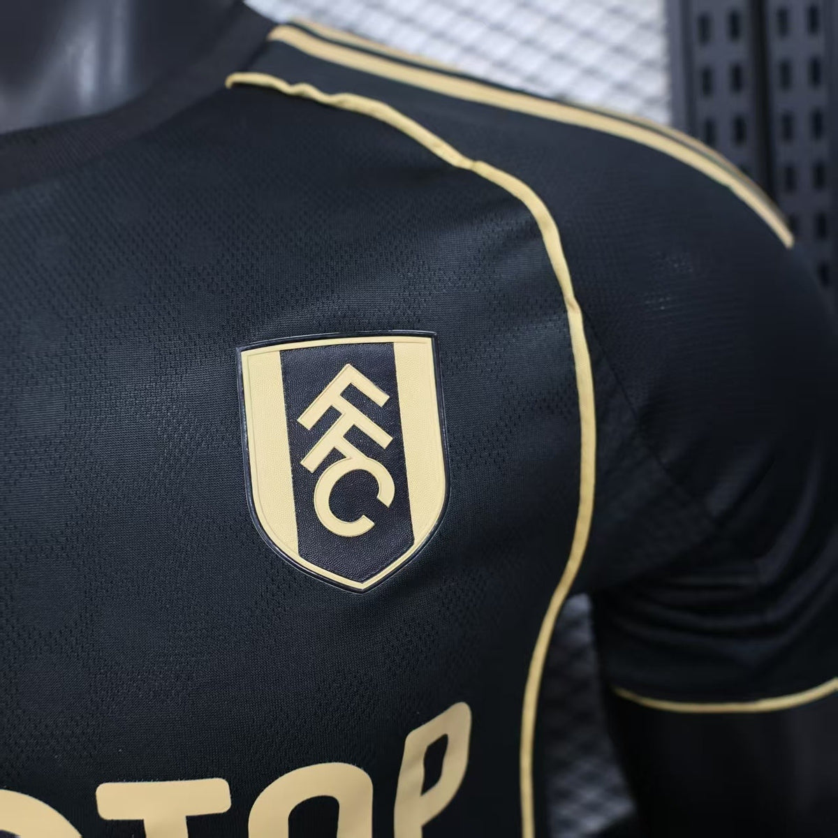 2025-26 Fulham Black Away Player Version Jersey - Men's