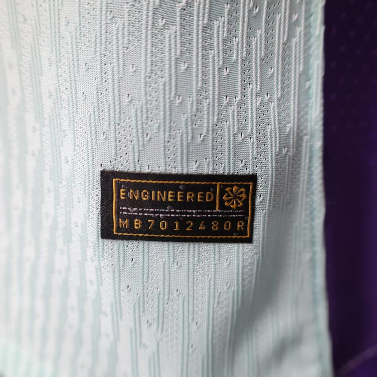 2025/26 Al Ain FC Third Away Player Version Jersey -  Mint Green Ice Blue - e& Etisalat - Purple Side Panels - UAE Flag