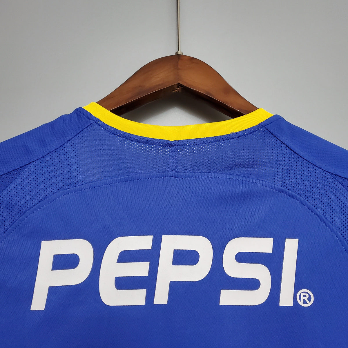 Boca Juniors 2003-04 Home Jersey – Blue Yellow Nike Pepsi Copa Libertadores Retro Football Shirt
