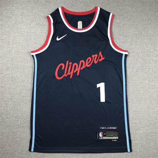 Men's LA Clippers James Harden #1 Navy Swingman Player Jerseys