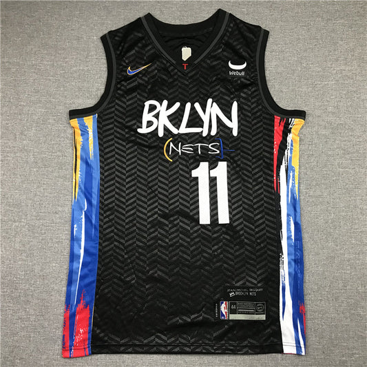 Men's Brooklyn Nets Kyrie Irving Black 2020/21 Swingman Jerseys - City Edition