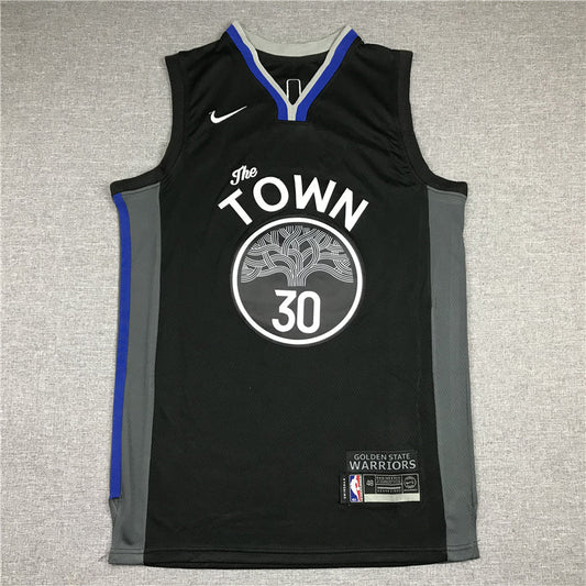 Stephen Curry #30 Golden State Warriors Nike Black "The Town" Oakland Oak Tree 2020-21 City Edition Swingman Jersey