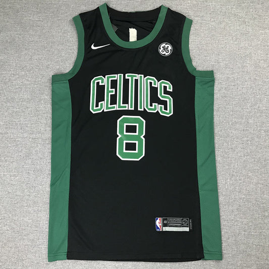 Men's Boston Celtics Kemba Walker #8 NBA Black Game Jerseys