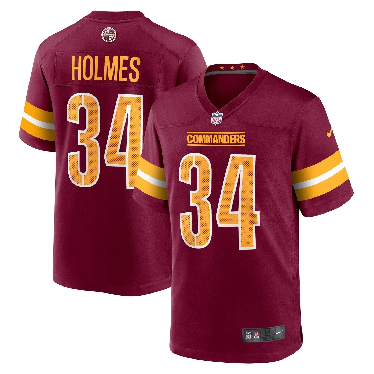 Christian Holmes Washington Commanders Nike   Game Jersey - Burgundy