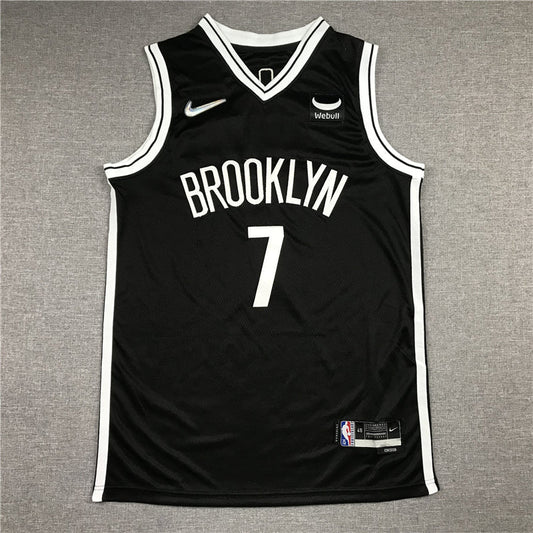 Men's Brooklyn Nets Kevin Durant #7 Black 2022/23 Swingman Jerseys - Icon Edition