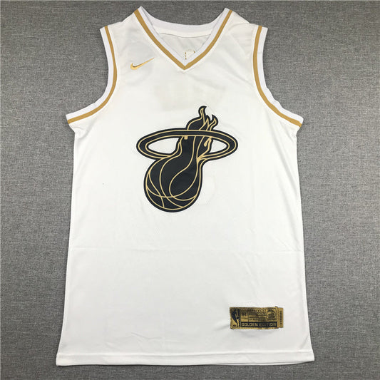 Men's Miami Heat Dwyane Wade #3 White Swingman Player Jerseys
