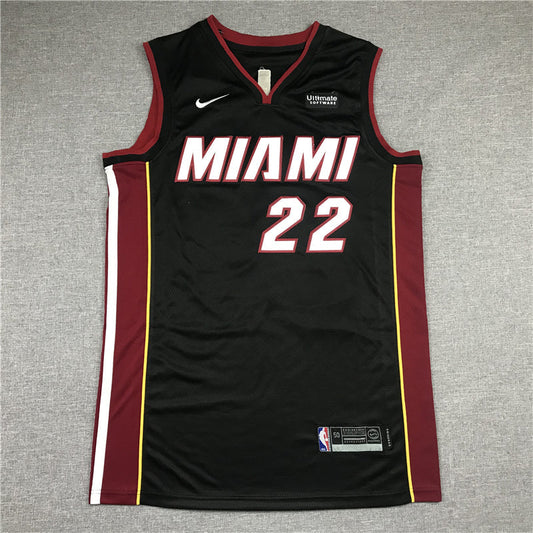 Men's Miami Heat Jimmy Butler #22 Black 2022/23 Swingman Jerseys - Icon Edition