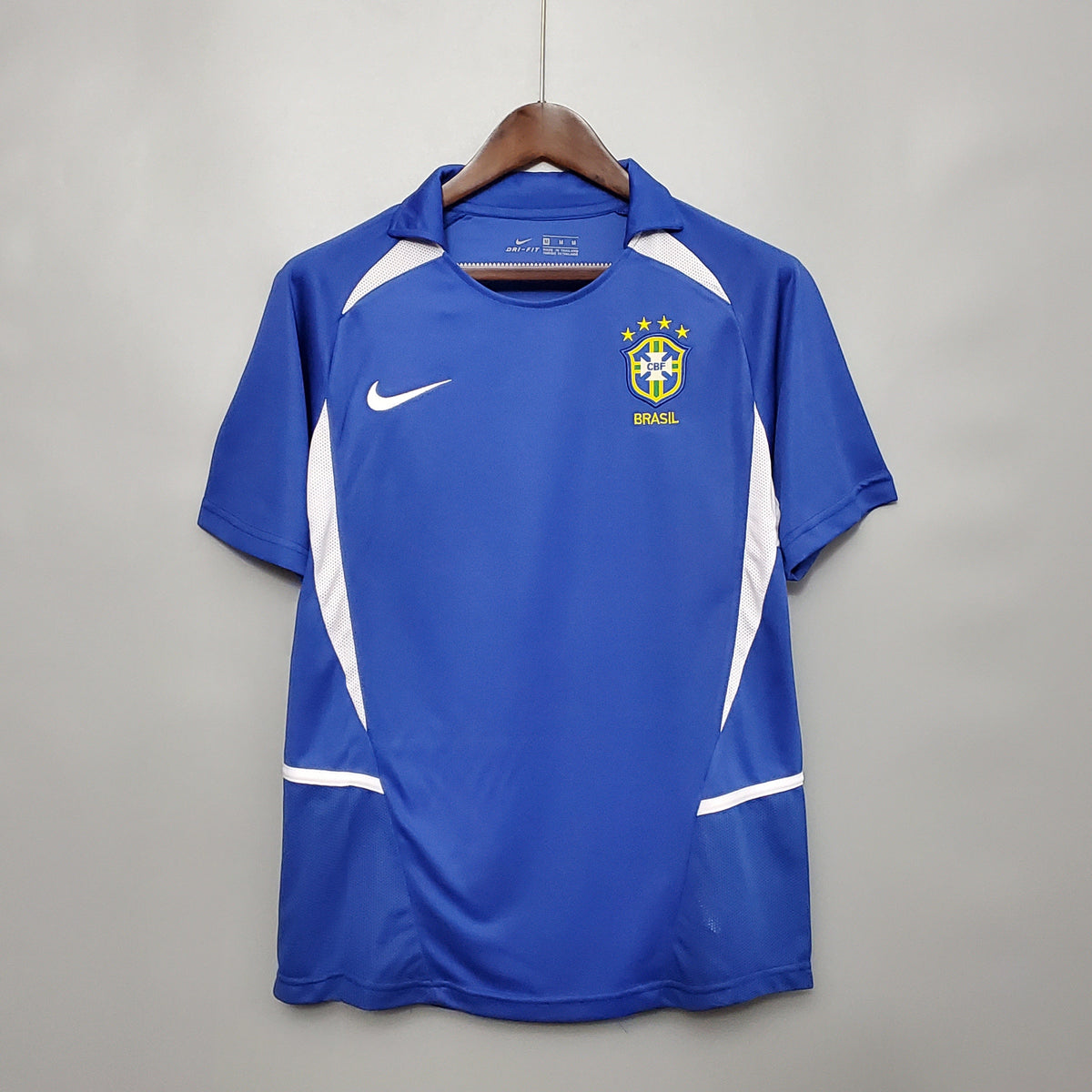 Brazil 2002 World Cup Away Retro Soccer Jersey – Nike CBF Ronaldo Ronaldinho Rivaldo Roberto Carlos Kaka