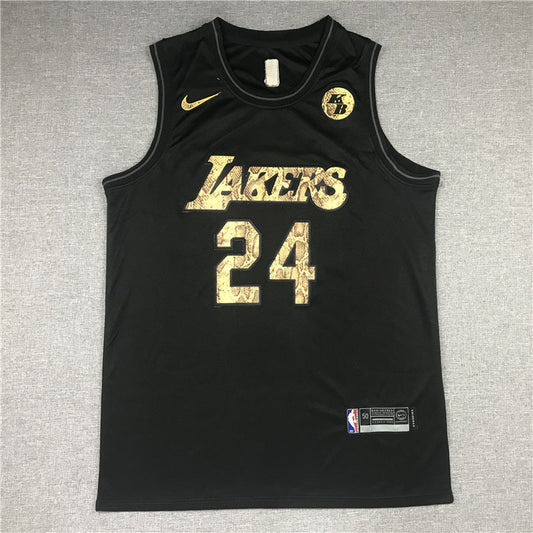 Men's Los Angeles Lakers Kobe Bryant #24 Black Swingman Player Jerseys