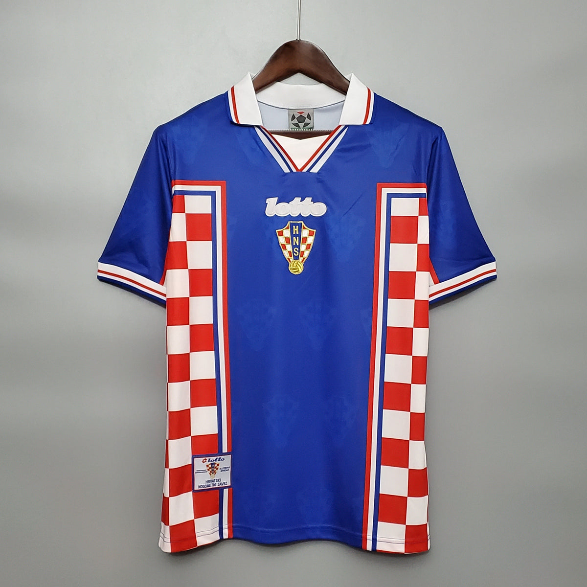Croatia 1998 Away Retro Soccer Jersey – Lotto HNS World Cup Third Place Kit