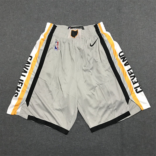Men's Cleveland Cavaliers Gray Basketball Shorts1