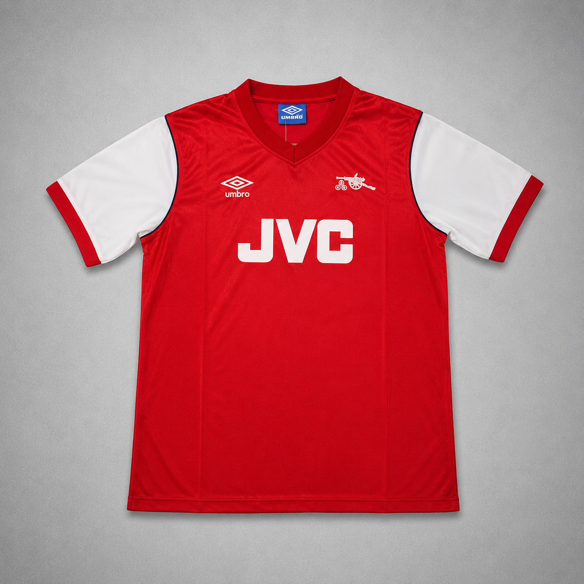 Arsenal 1982-84 Home Retro Jersey – Classic Umbro Red JVC Kit