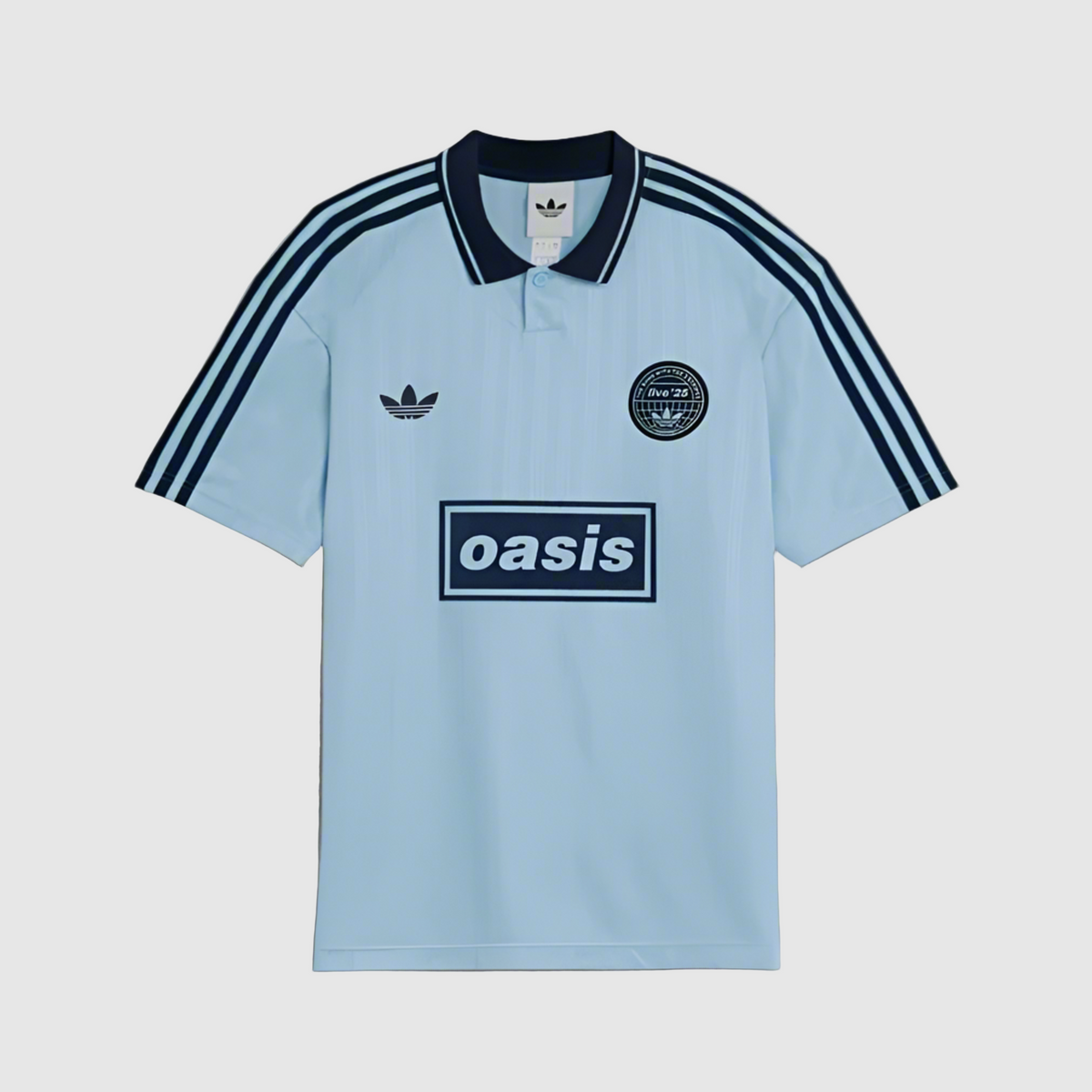 Oasis x Adidas Live '25 Football Jersey – Sky Blue