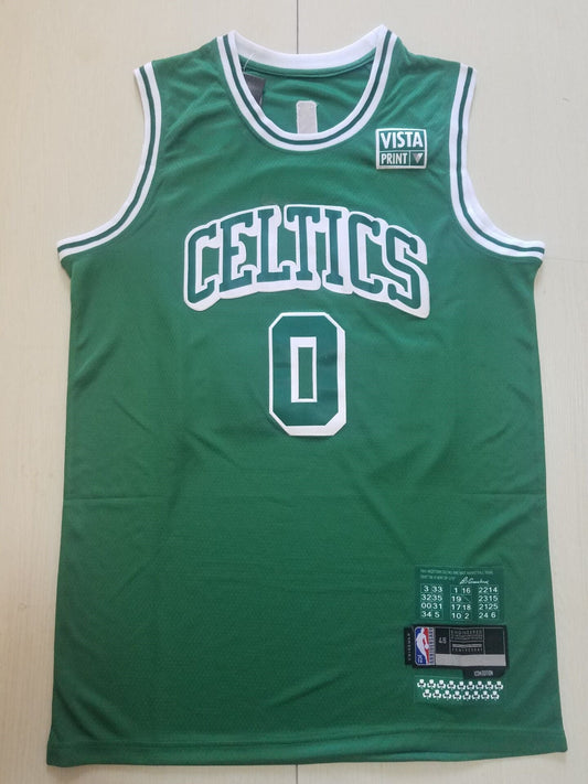 Men's Boston Celtics Jayson Tatum Green Swingman Player Jerseys - City Edition
