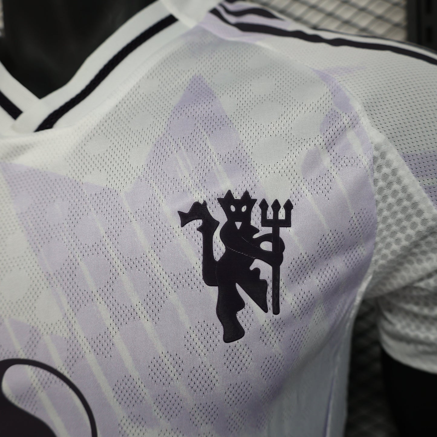 2025-26 Manchester United Away Player Edition Jersey - White