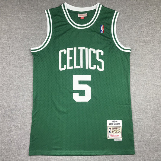 Men's Boston Celtics Kevin Garnett Green 2005-06 Hardwood Classics Player Jerseys