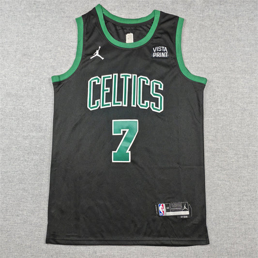 Jaylen Brown #7 Boston Celtics Statement Edition Swingman Jersey – Black NBA Fan Gear
