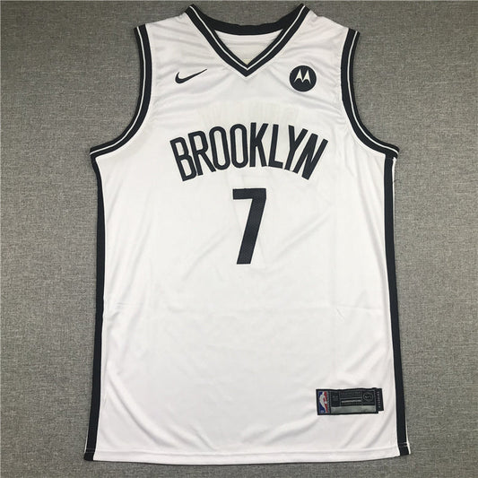 Men's Brooklyn Nets Kevin Durant White 2019 Fast Break Player Movement Jerseys