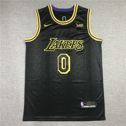 Men's Los Angeles Lakers Russell Westbrook Black City Edition Swingman Jerseys