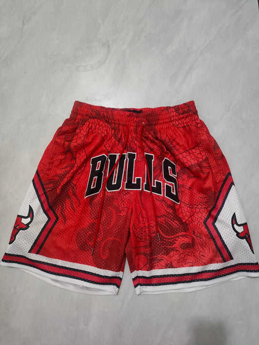 JUST DON Chicago Bulls Dragon Year Limited Edition Pocket Shorts