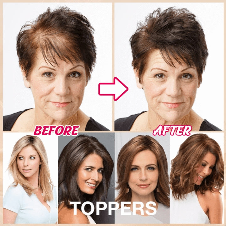 SHORT NATURAL HAIR TOPPERS